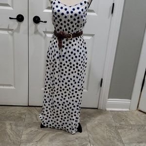 Polk a dot maxi dress